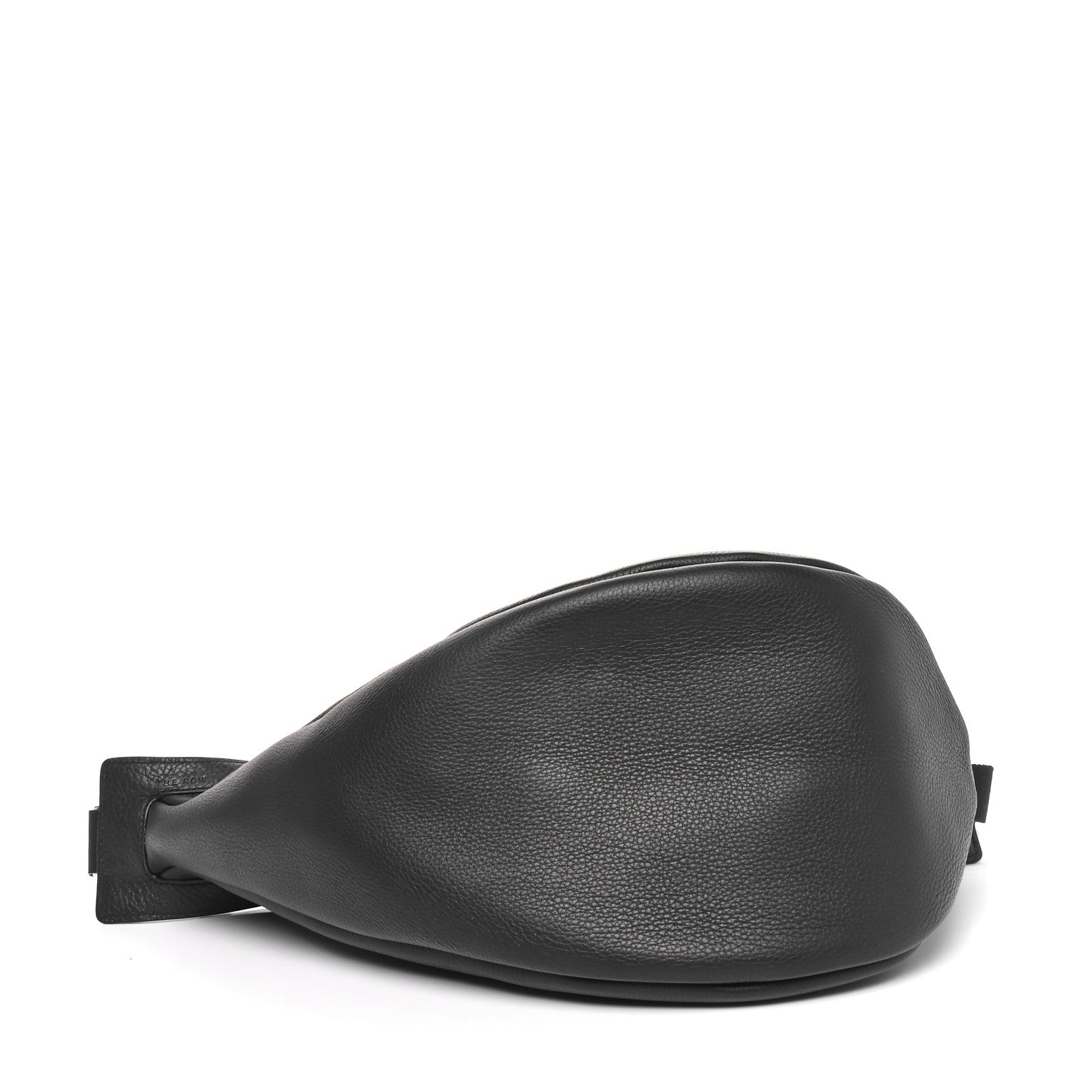 The Row Grained Calfskin Large Slouchy Banana Bag Black 4 of 10