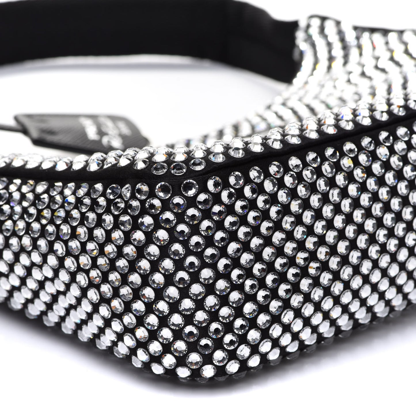 Satin Crystal Mini Re-Edition 2000 Bag Cristal