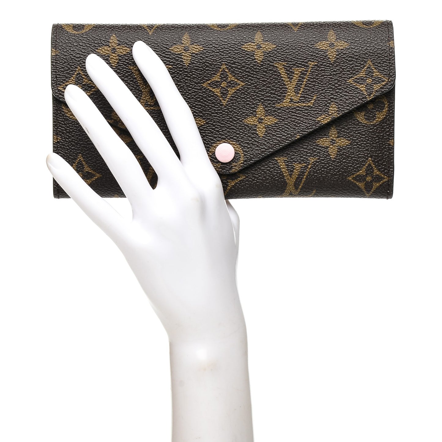 Monogram Josephine Wallet Rose Ballerine