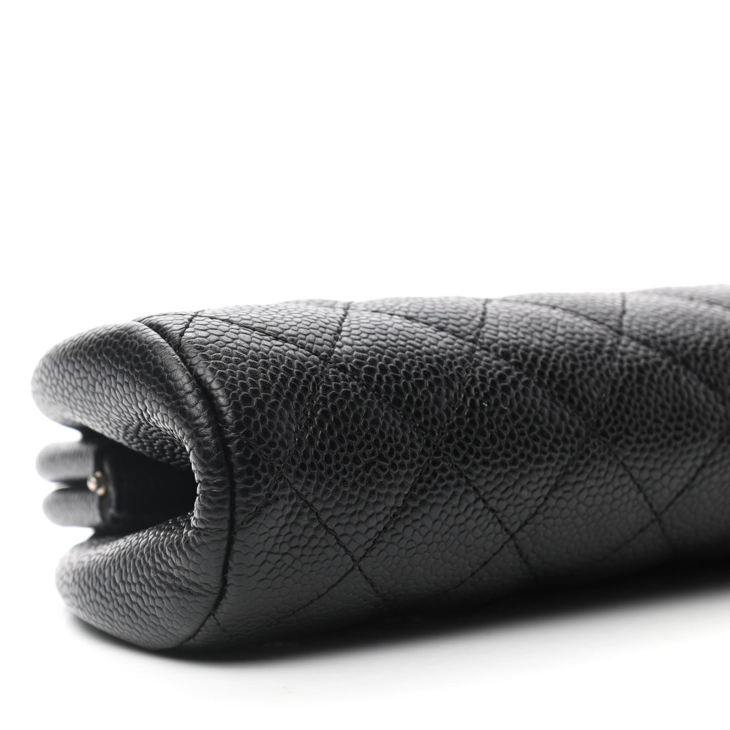 Caviar Quilted Timeless Clutch Black