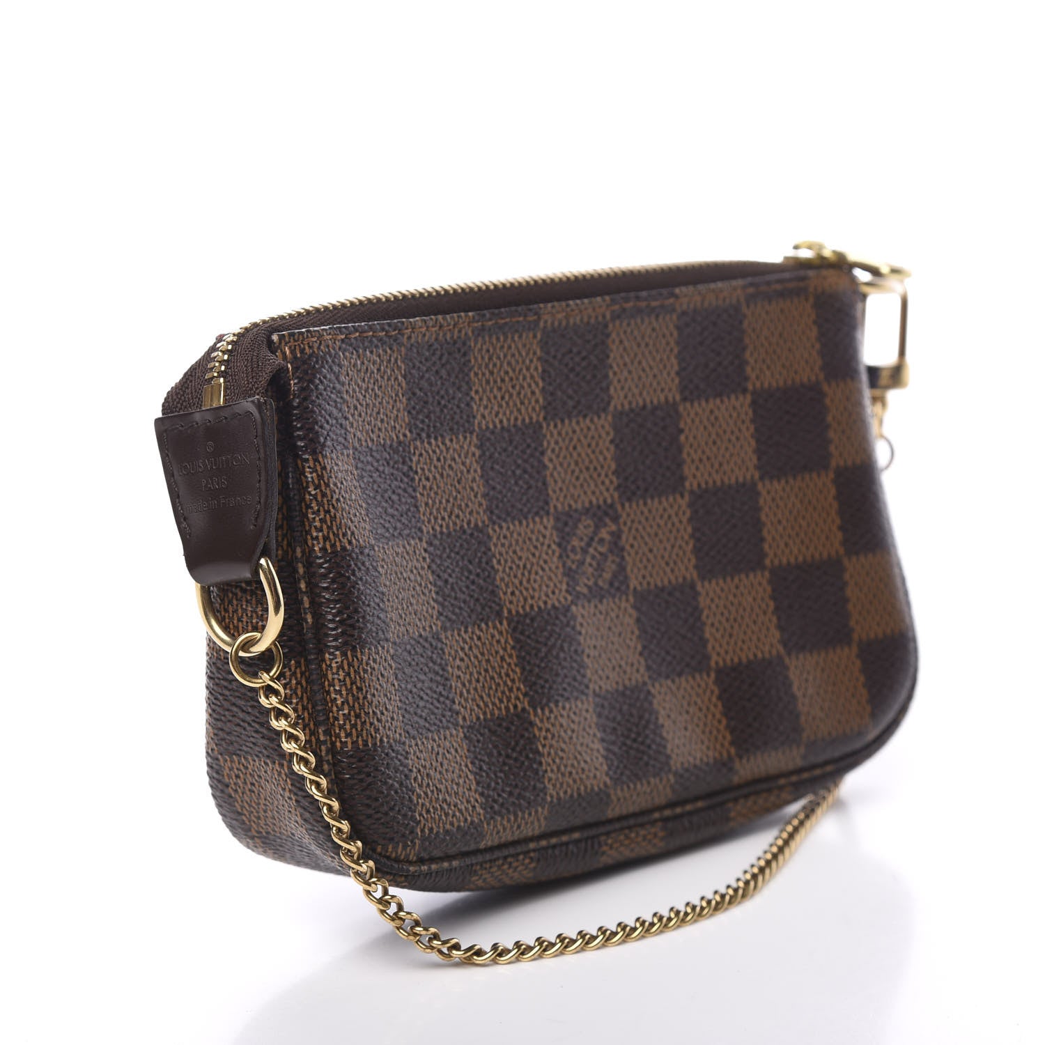 Louis Vuitton Damier Ebene Complice Trunks and Bags Mini Pochette Accessories Red 2 of 7
