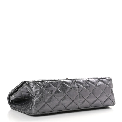 Chanel Metallic Aged Calfskin Quilted 2.55 Reissue 226 Flap Silver 5 of 10