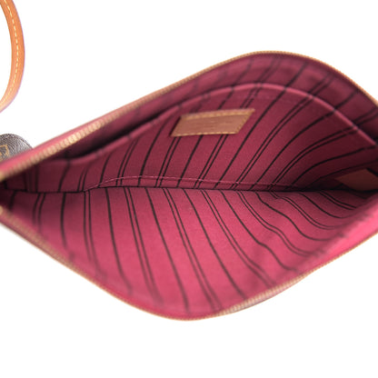 Louis Vuitton Monogram Neverfull MM GM Pochette Pivoine 4 of 7