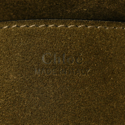 Chloe Suede Smooth Calfskin Drew Shoulder Bag Caramel 6 of 9