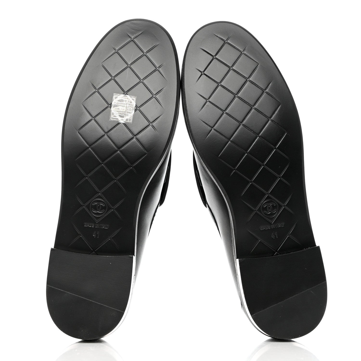 Chanel Lambskin Quilted CC Turnlock Loafers 41 Black 5 of 10