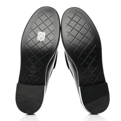 Chanel Lambskin Quilted CC Turnlock Loafers 41 Black 5 of 10