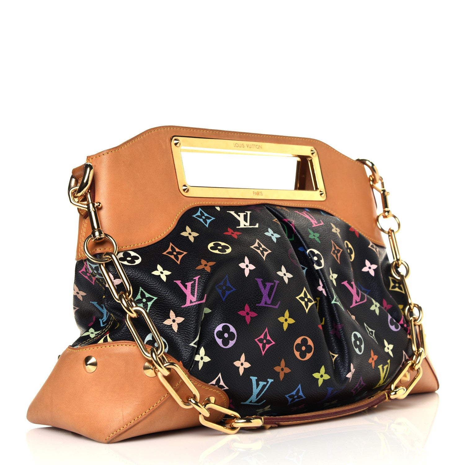 Louis Vuitton Monogram Multicolor Judy GM Black 2 of 8