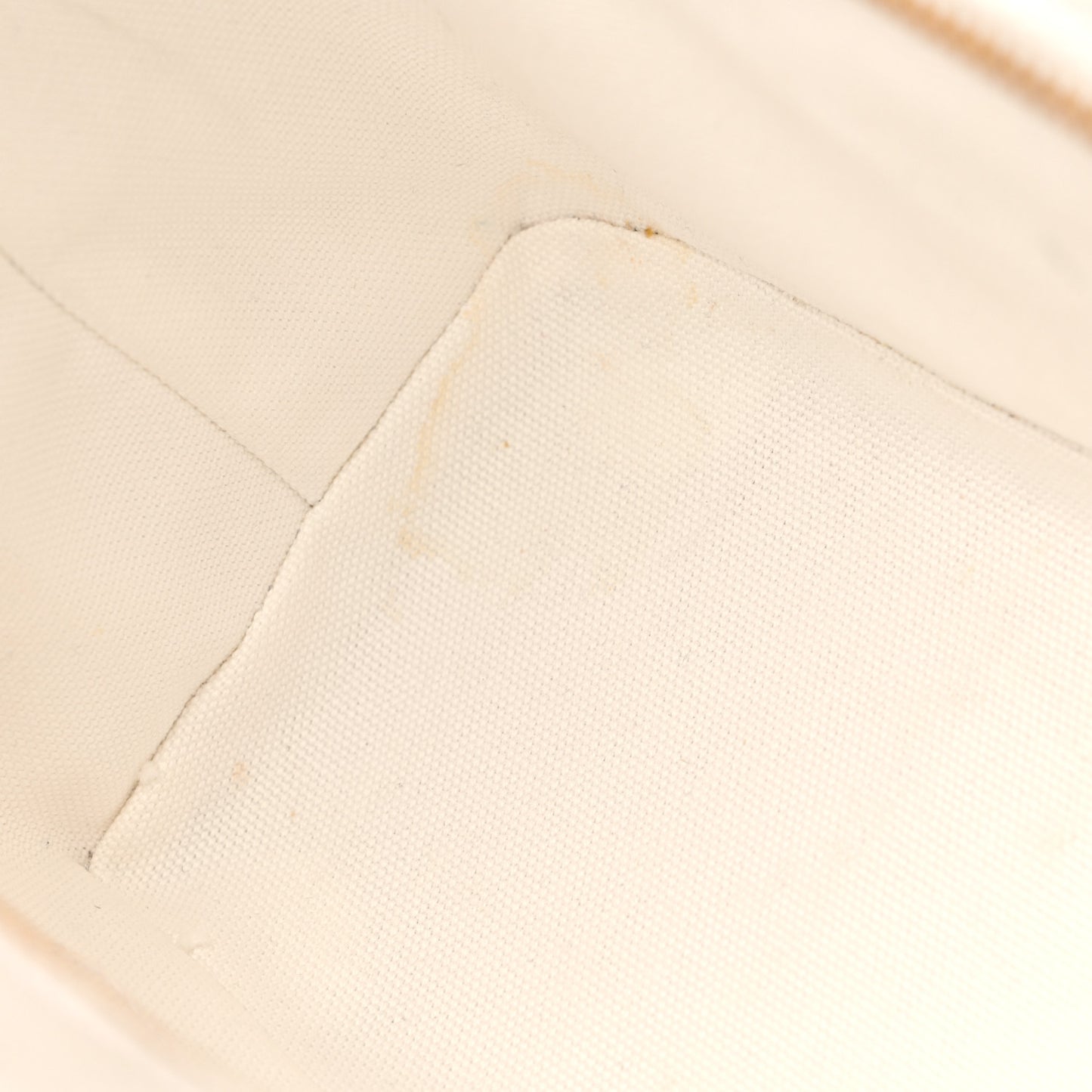 Wicker Canvas Tote Naturale White