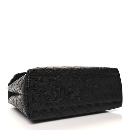 Chanel Caviar Quilted Jumbo Kelly Flap Black 5 of 12