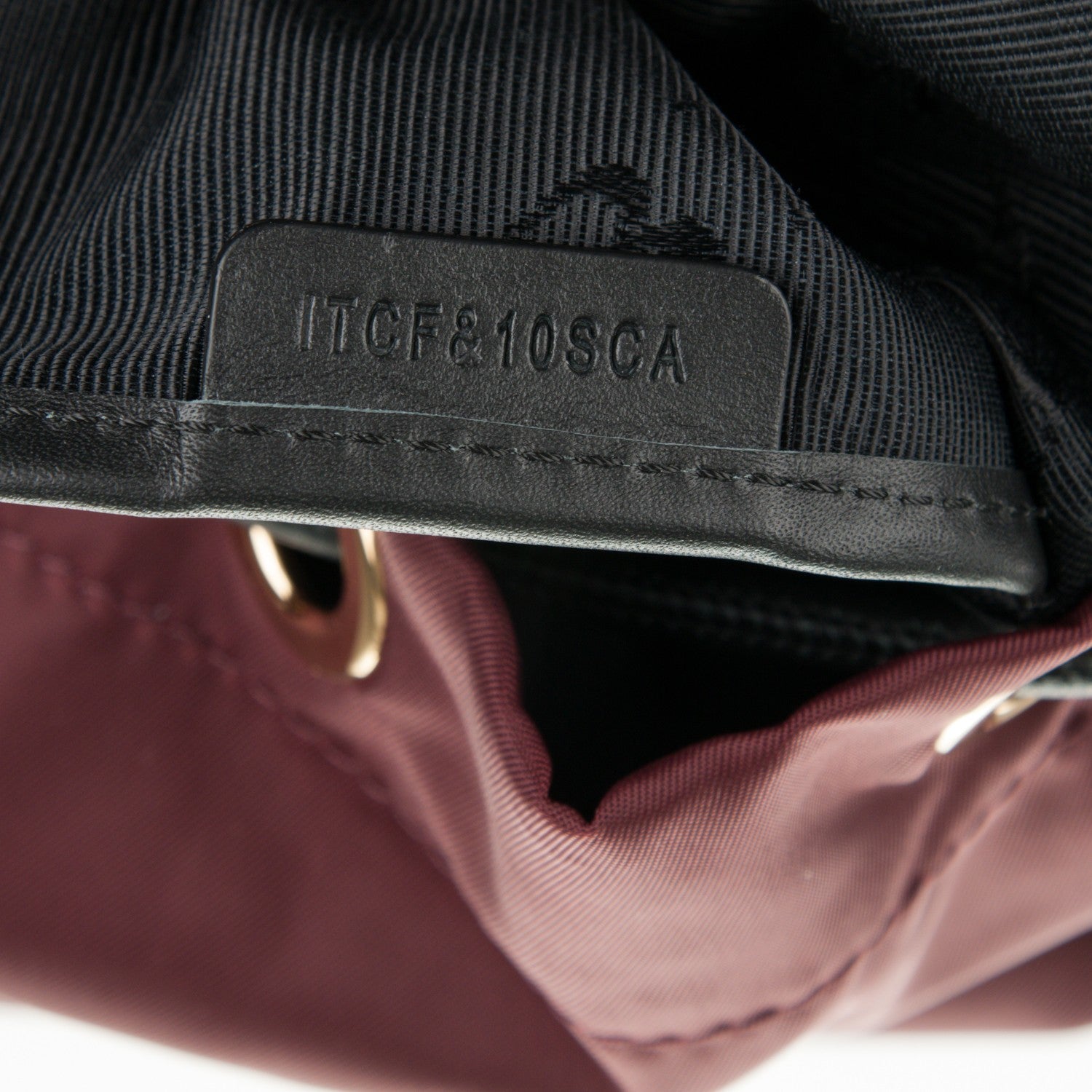 Burberry Nylon Large Rucksack Backpack Burgundy Red 7 of 7