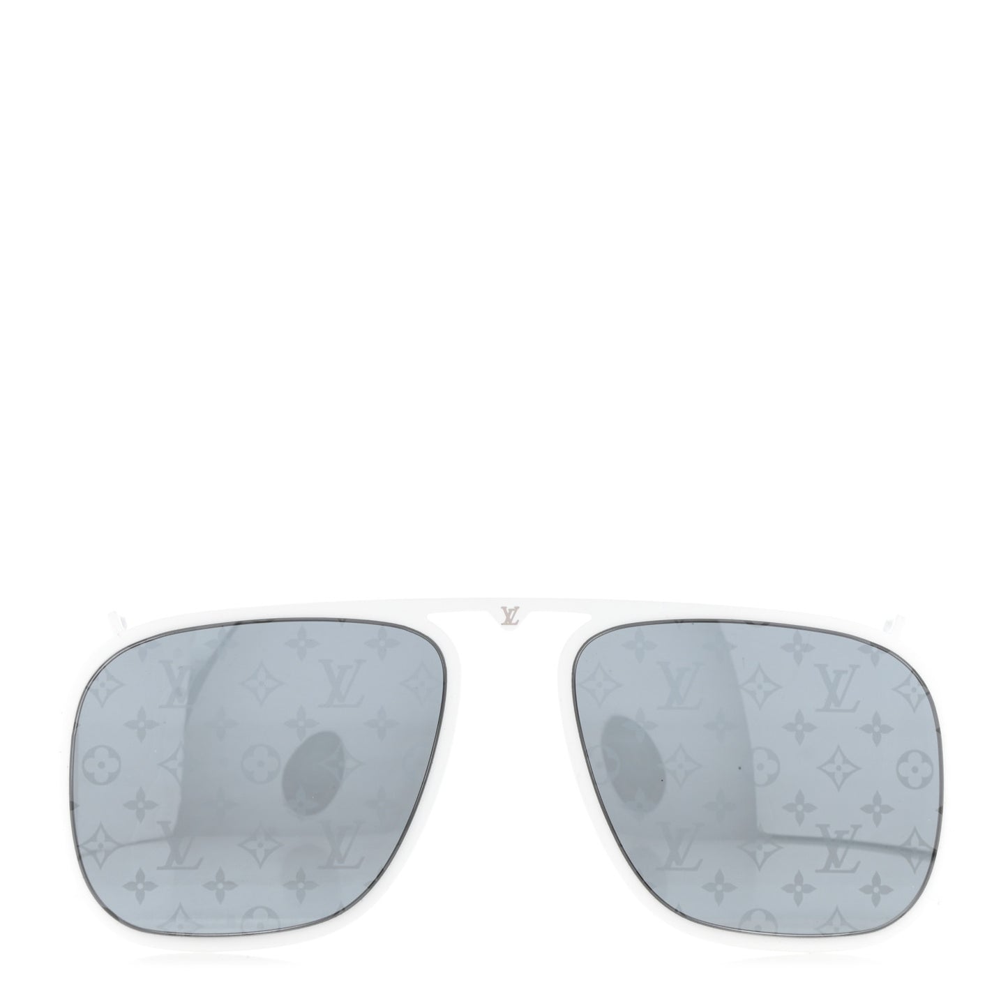 Monogram Satellite Clip-On Lenses White