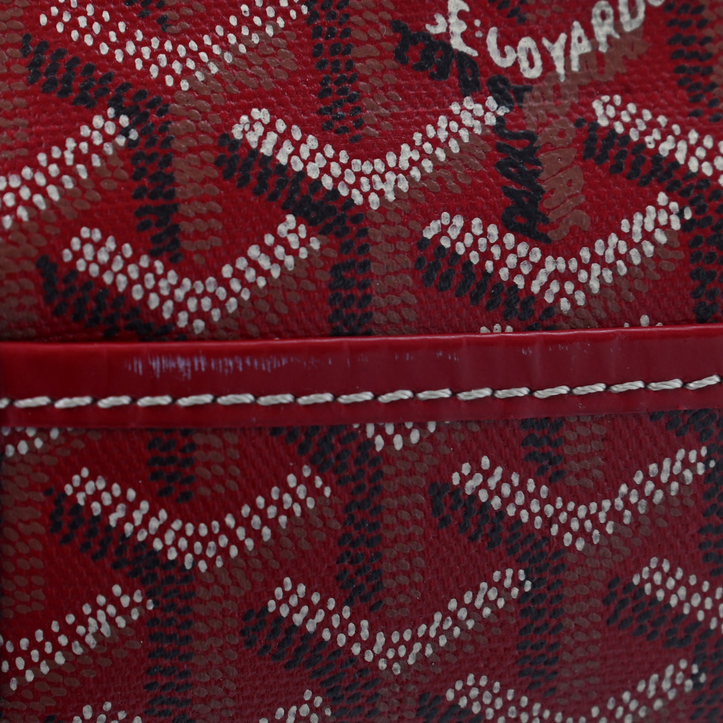 Goyardine Boeing 45 Red