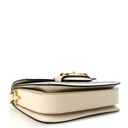Gucci GG Supreme Monogram Horsebit 1955 Shoulder Bag Beige Mystic White 3 of 11