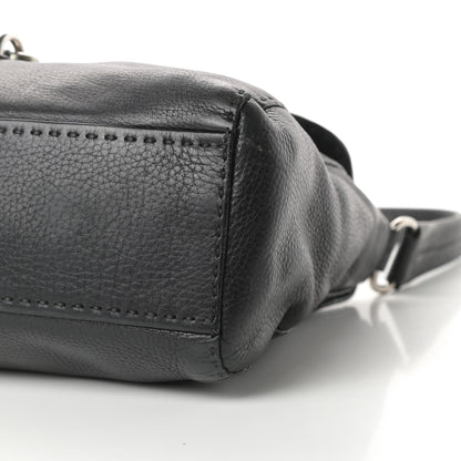 Prada Vitello Daino Shoulder Flap Bag Black 10 of 15