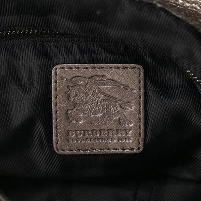 Burberry Shimmer Check Brooke Hobo Silver 6 of 12
