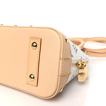 Louis Vuitton LV x TM Monogram Multicolor Alma BB White 9 of 10