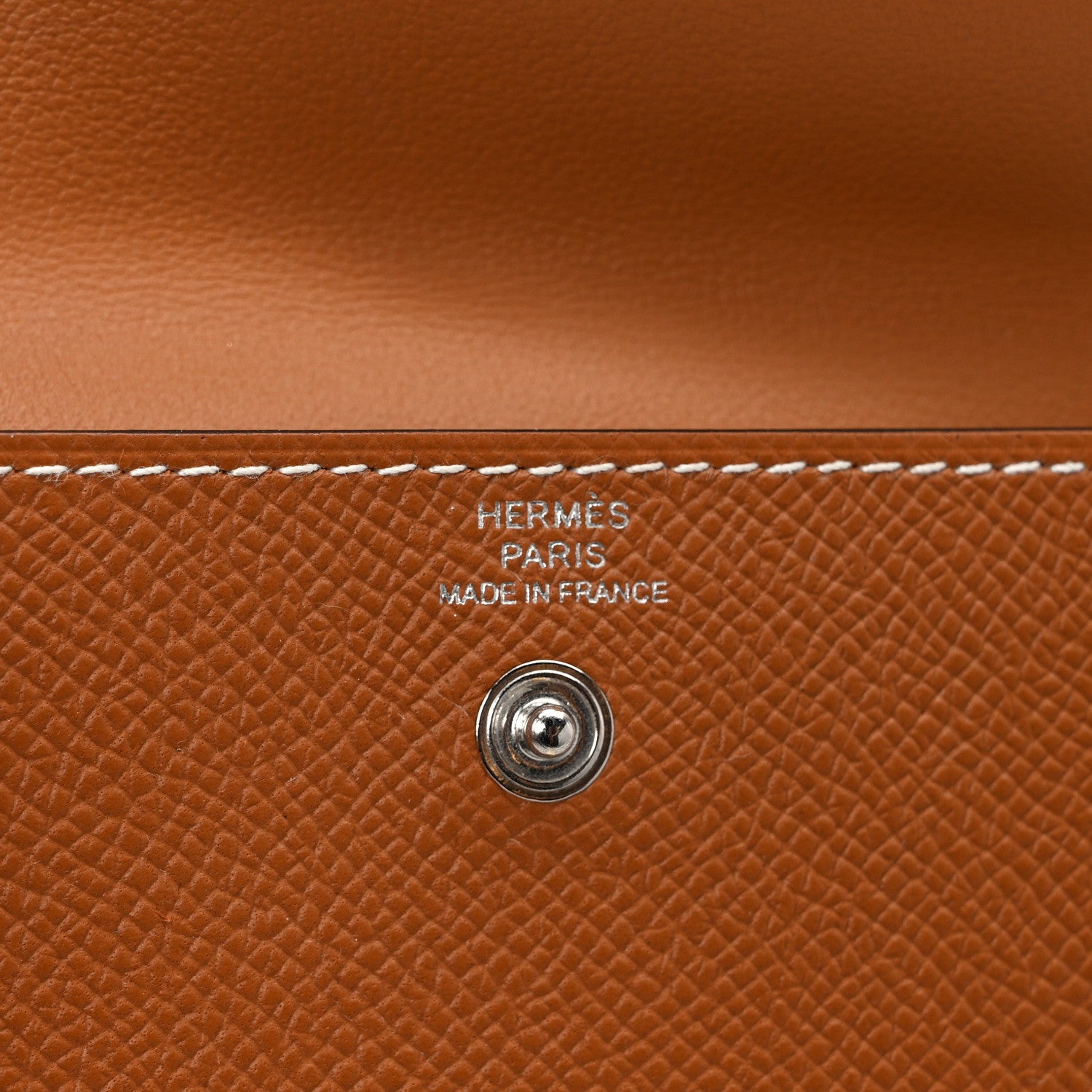 Hermes Epsom Kelly Pocket Belt Gold 4 of 6