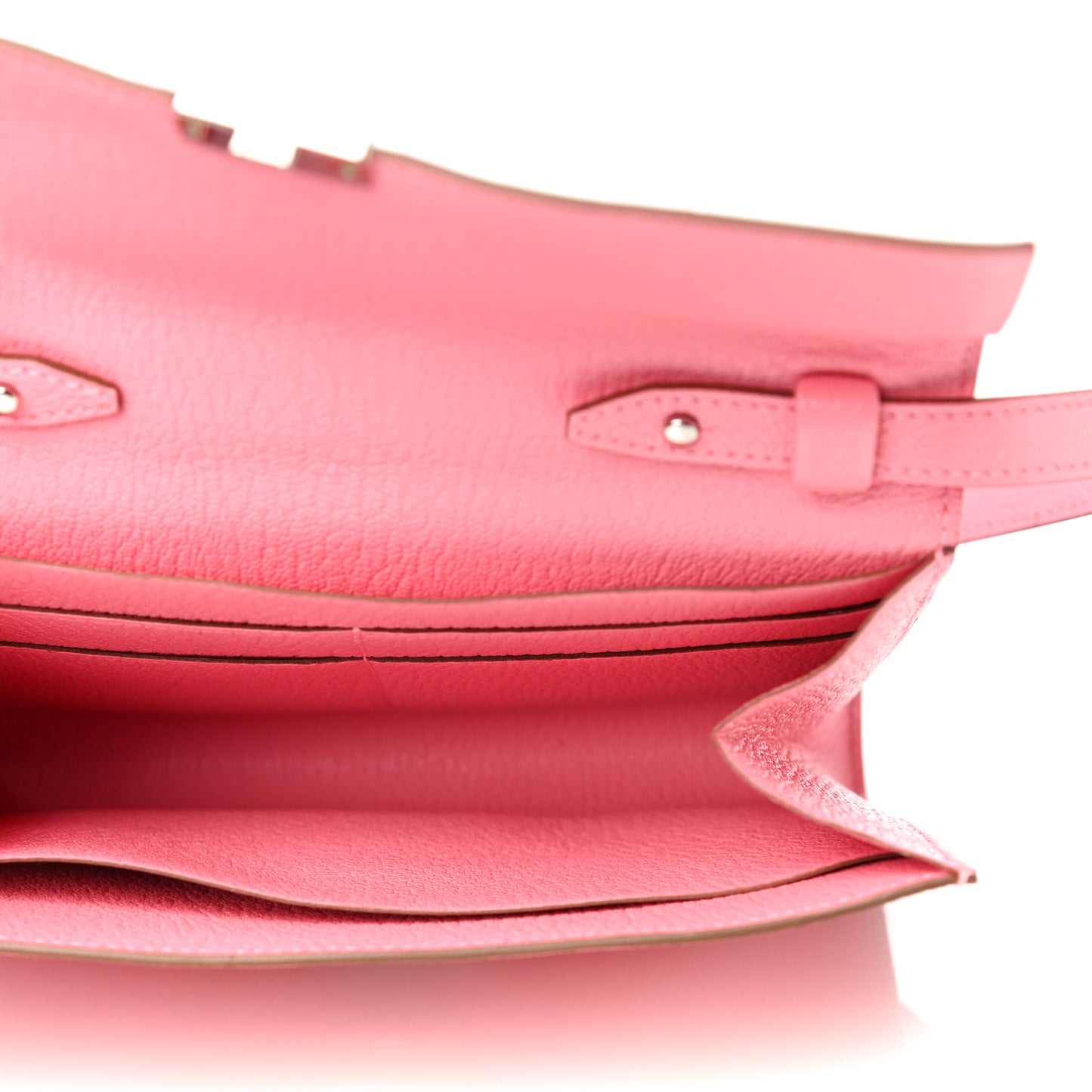 Chevre Mysore Clic 16 Wallet Rose Ete