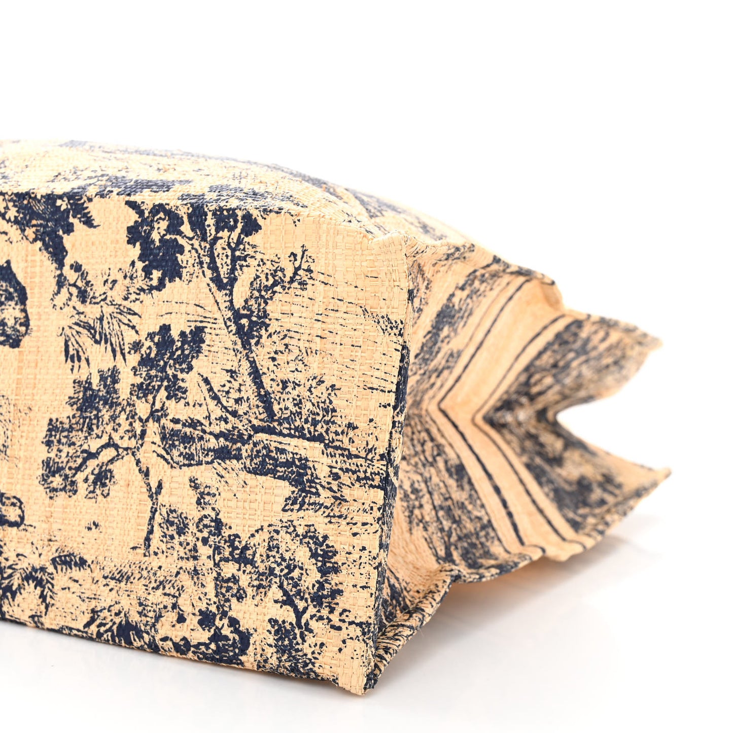 Straw Dioriviera Tote Blue