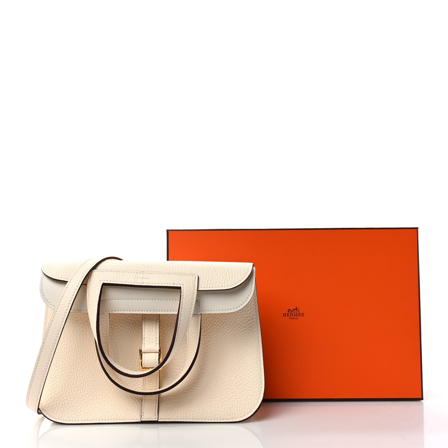 Hermes Taurillon Clemence Halzan 25 Nata 9 of 9
