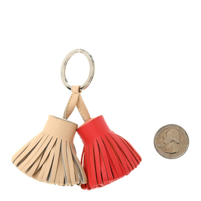 Hermes Lambskin Carmen Uno-Dos Key Holder 2 of 4