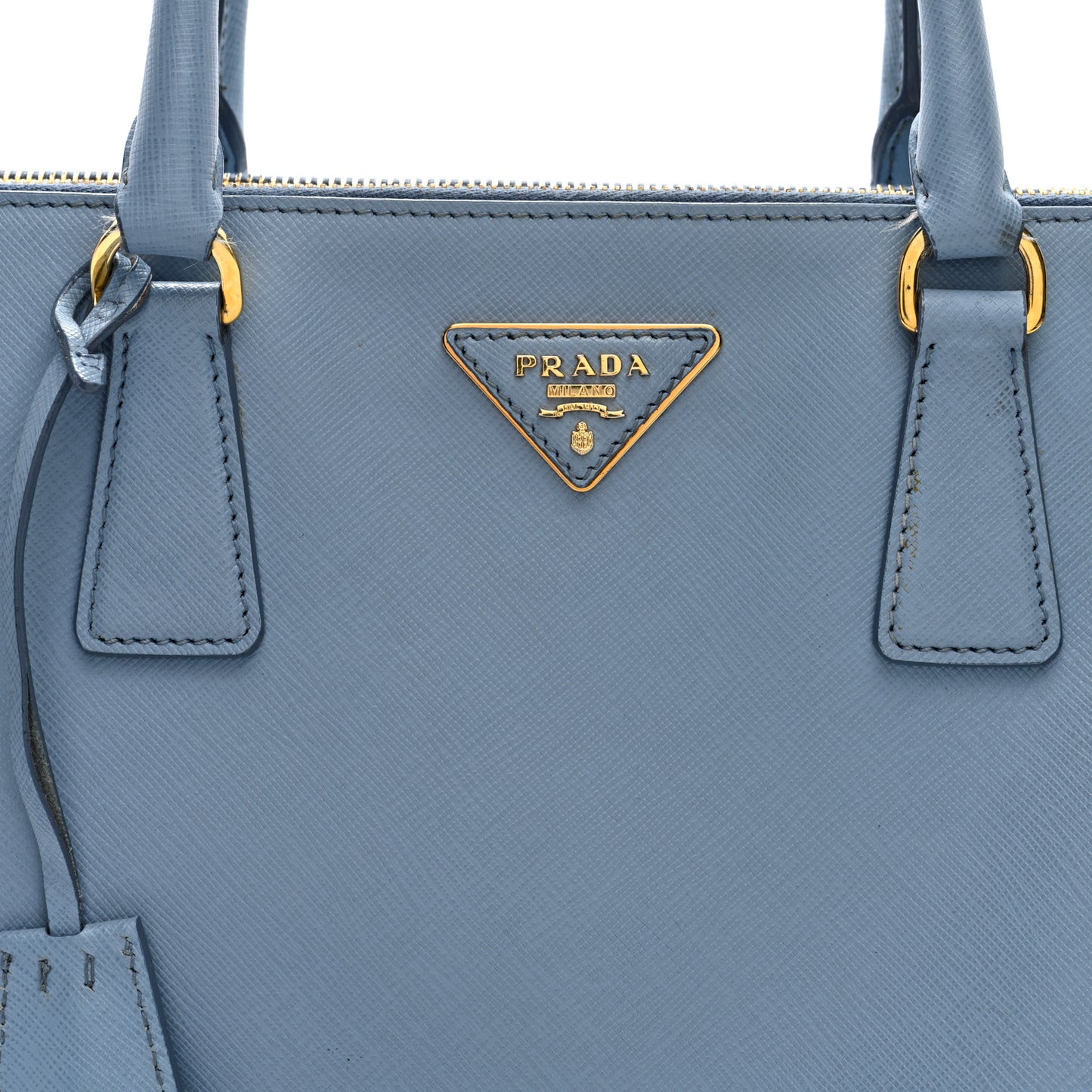 Saffiano Medium Galleria Double Zip Tote Aviazione