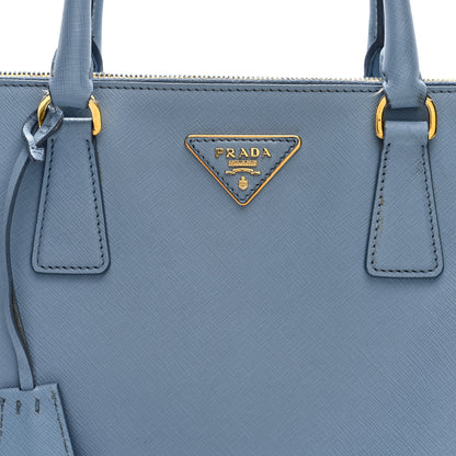 Prada Saffiano Medium Galleria Double Zip Tote Aviazione 7 of 9