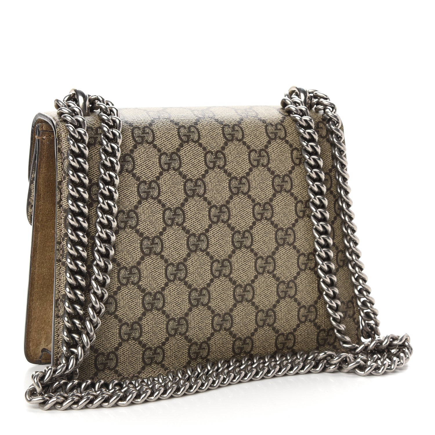 Gucci GG Supreme Monogram Mini Dionysus Shoulder Bag Taupe 3 of 9