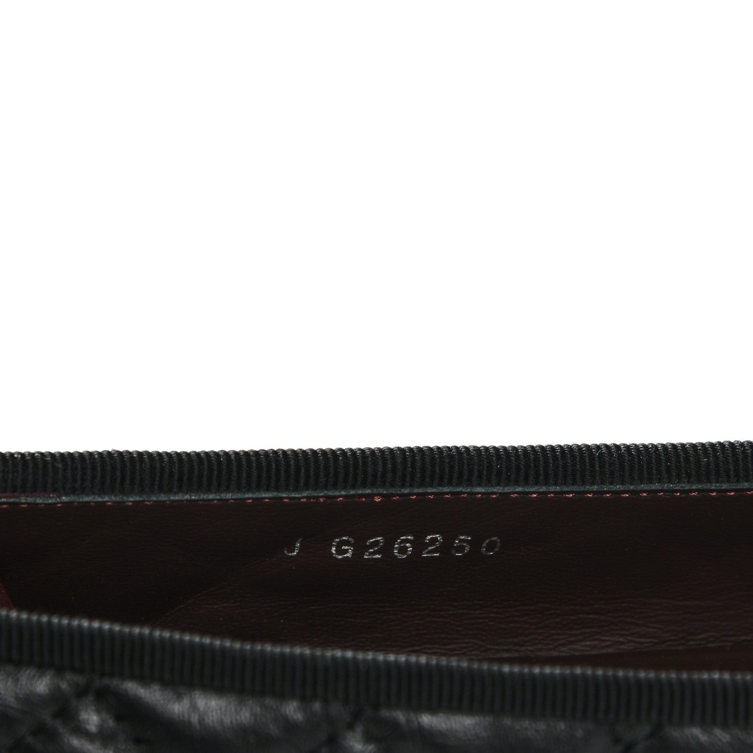 Chanel Aged Calfskin Quilted CC Cap Toe Ballerina Flats 37.5 Black 7 of 8
