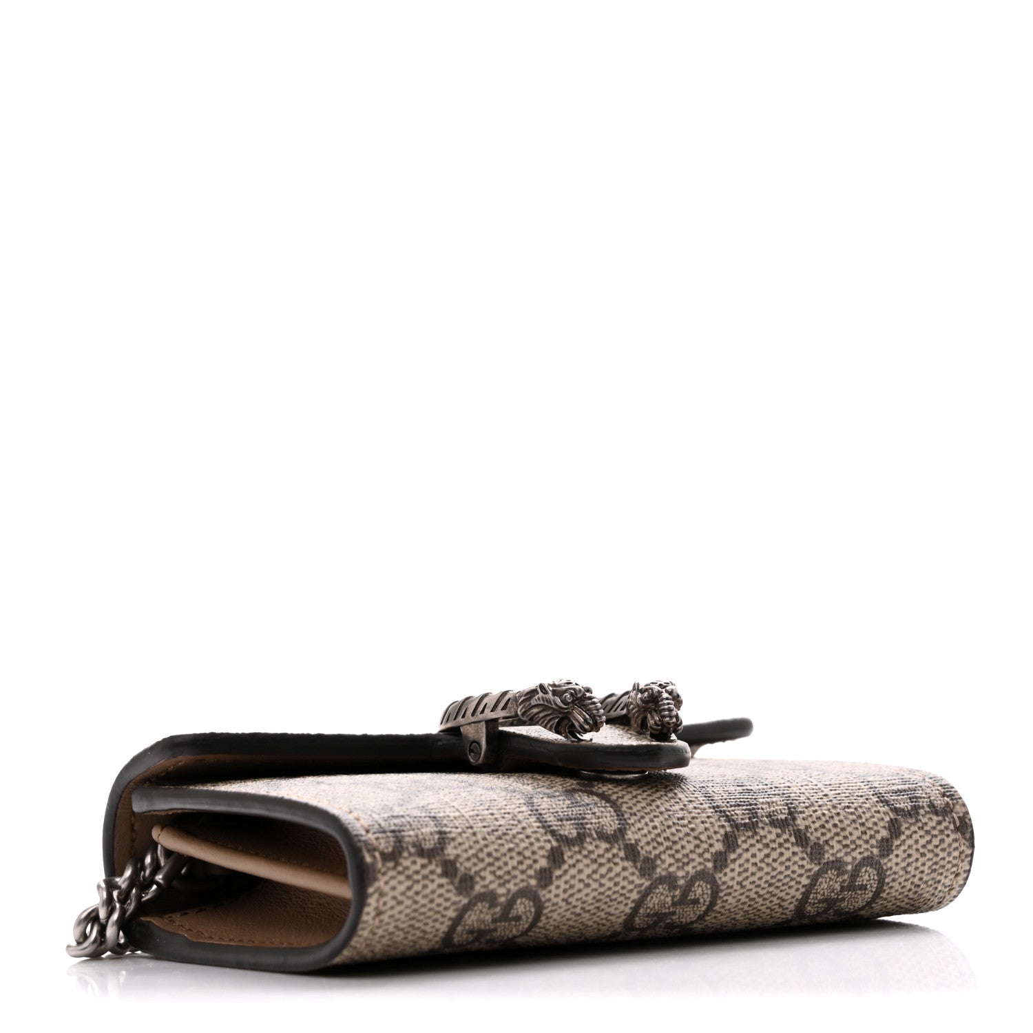 Gucci GG Supreme Monogram Dionysus Coin Purse Taupe 4 of 9