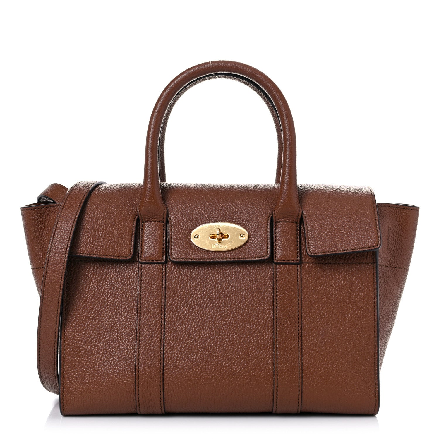 Mulberry Classic Grain Small Bayswater Oak 1 of 10
