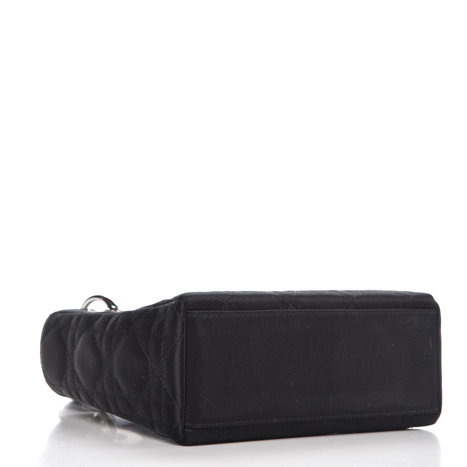 Christian Dior Satin Patent Cannage Mini Lady Dior Black 4 of 8