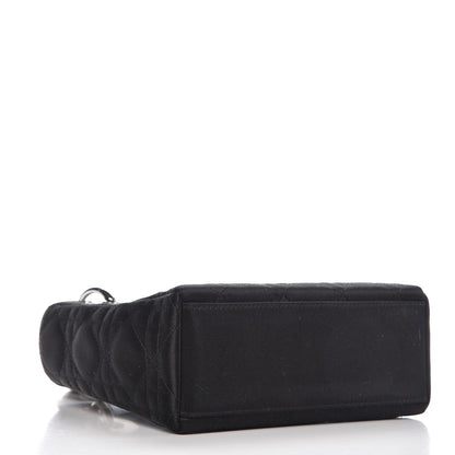 Christian Dior Satin Patent Cannage Mini Lady Dior Black 4 of 8