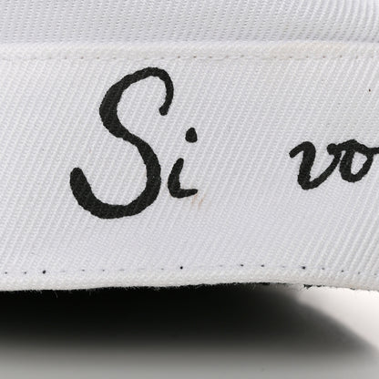 Christian Dior Daydream Words Print Cap Hat 57 White 12 of 13
