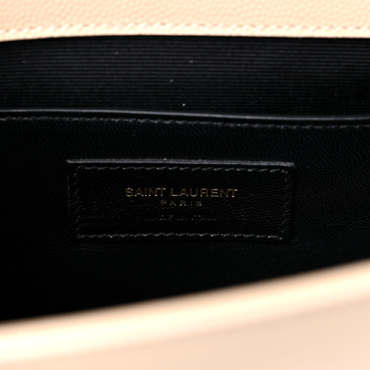 Grain De Poudre Classic Monogram Cassandre Clutch Nude Powder