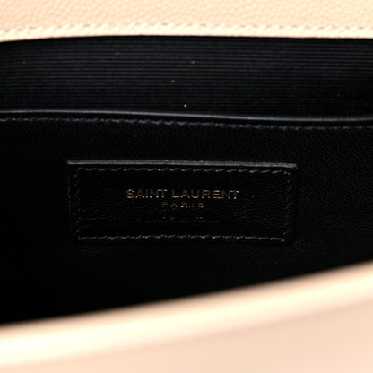 Saint Laurent Grain De Poudre Classic Monogram Cassandre Clutch Nude Powder 7 of 13