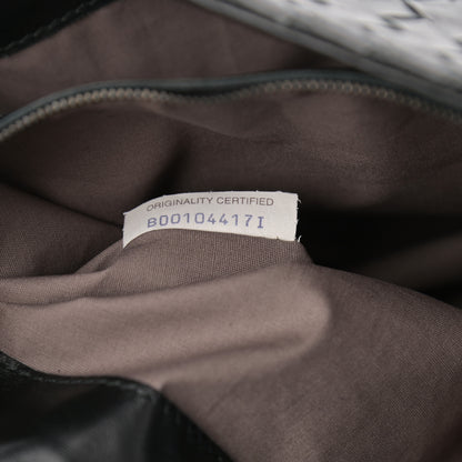Bottega Veneta Calfskin Intrecciato Crossbody Messenger Bag Black 7 of 11