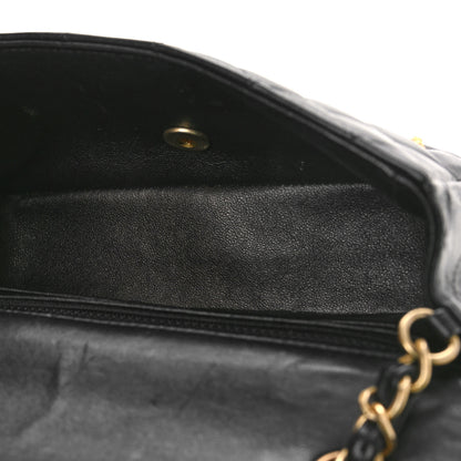 Chanel Lambskin Quilted Studded Mini Rectangular Flap Black 5 of 13
