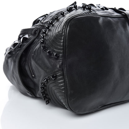 Alexander McQueen Calfskin Studded Faithful Tote Black 5 of 11