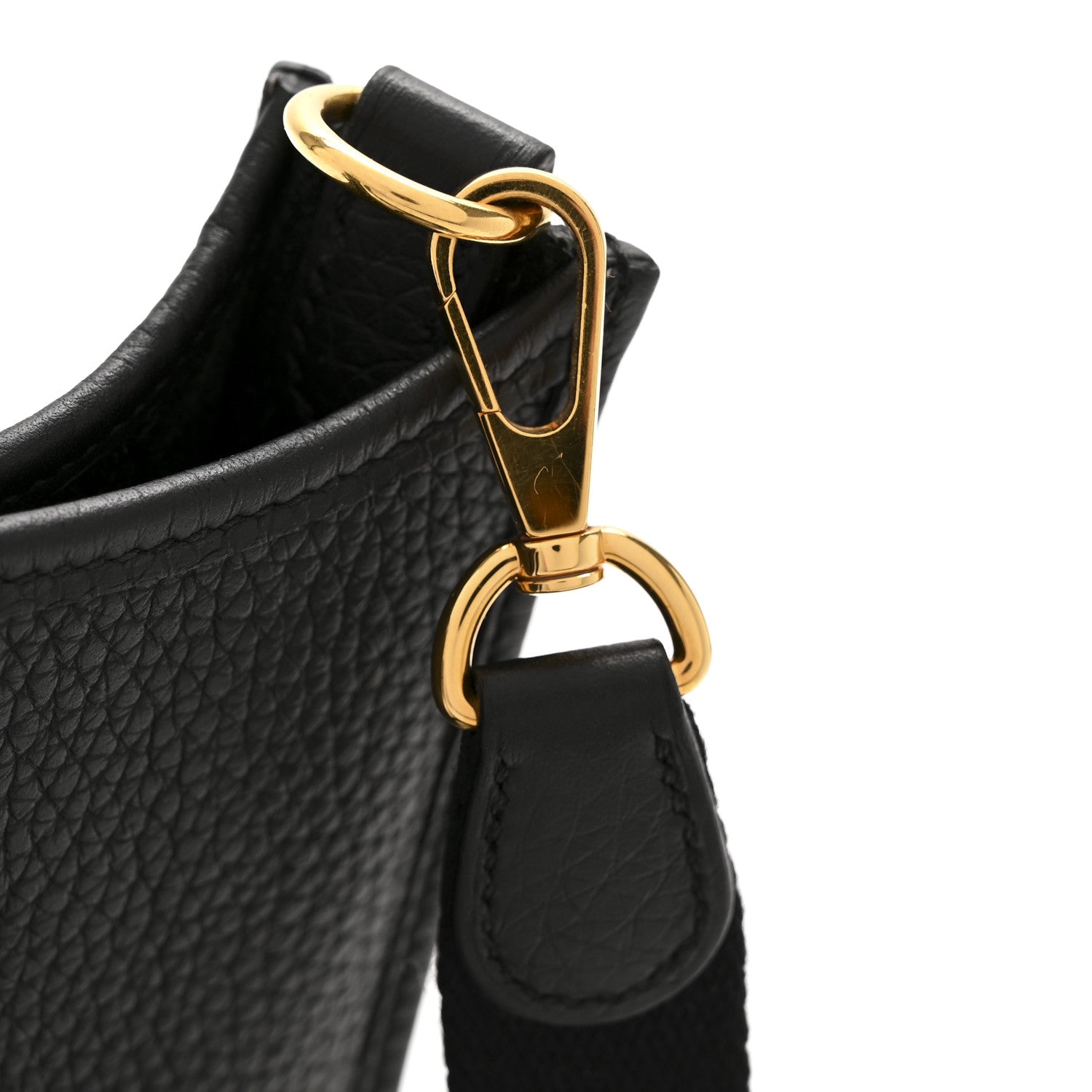 Hermes Taurillon Clemence Evelyne TPM Black 11 of 11