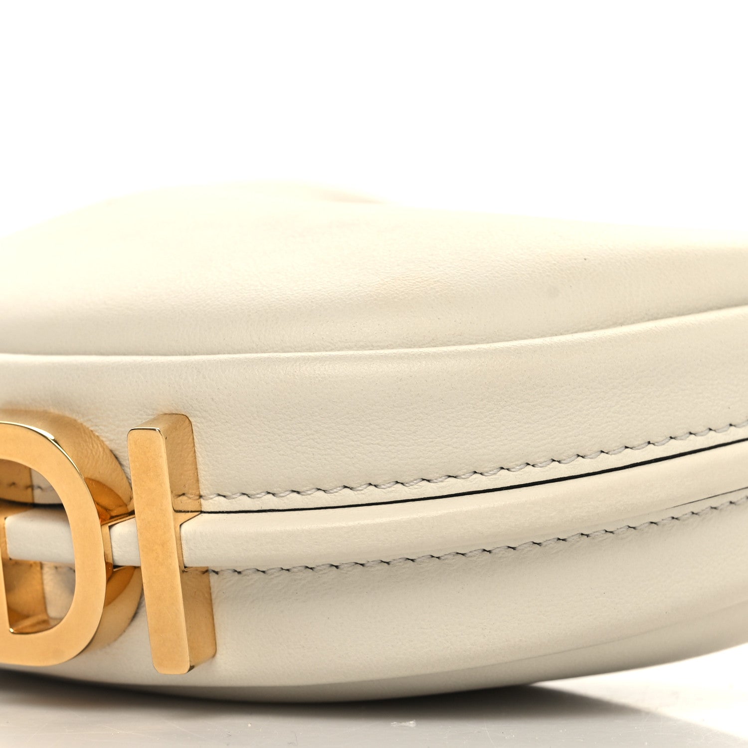 Fendi Vitello Grace Matte Nano Fendigraphy Hobo Charm White Ice 10 of 11