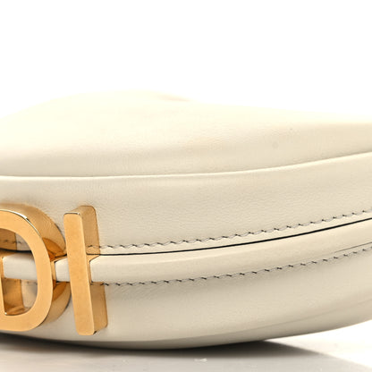 Fendi Vitello Grace Matte Nano Fendigraphy Hobo Charm White Ice 10 of 11