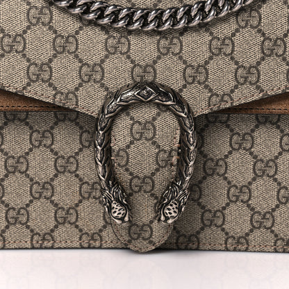 Gucci GG Supreme Monogram Small Dionysus Shoulder Bag Taupe 8 of 14