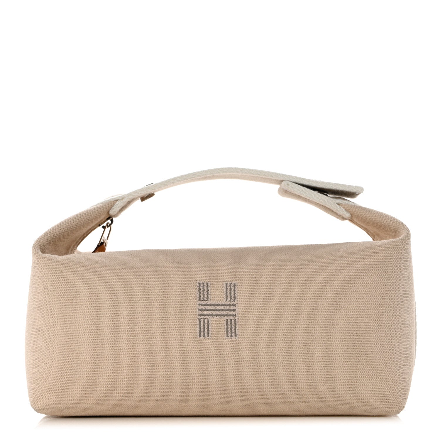Hermes Canvas Small Bride-A-Brac Pouch Natural 1 of 6