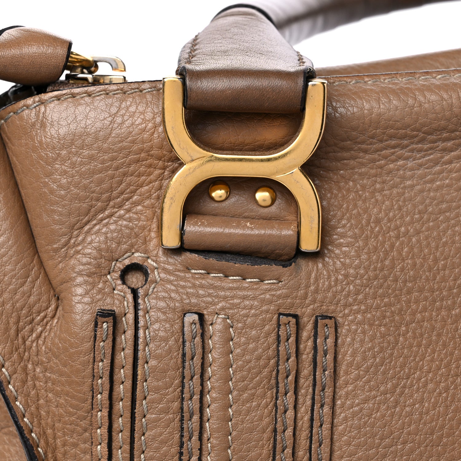 Chloe Calfskin Medium Marcie Satchel Nut 19 of 27