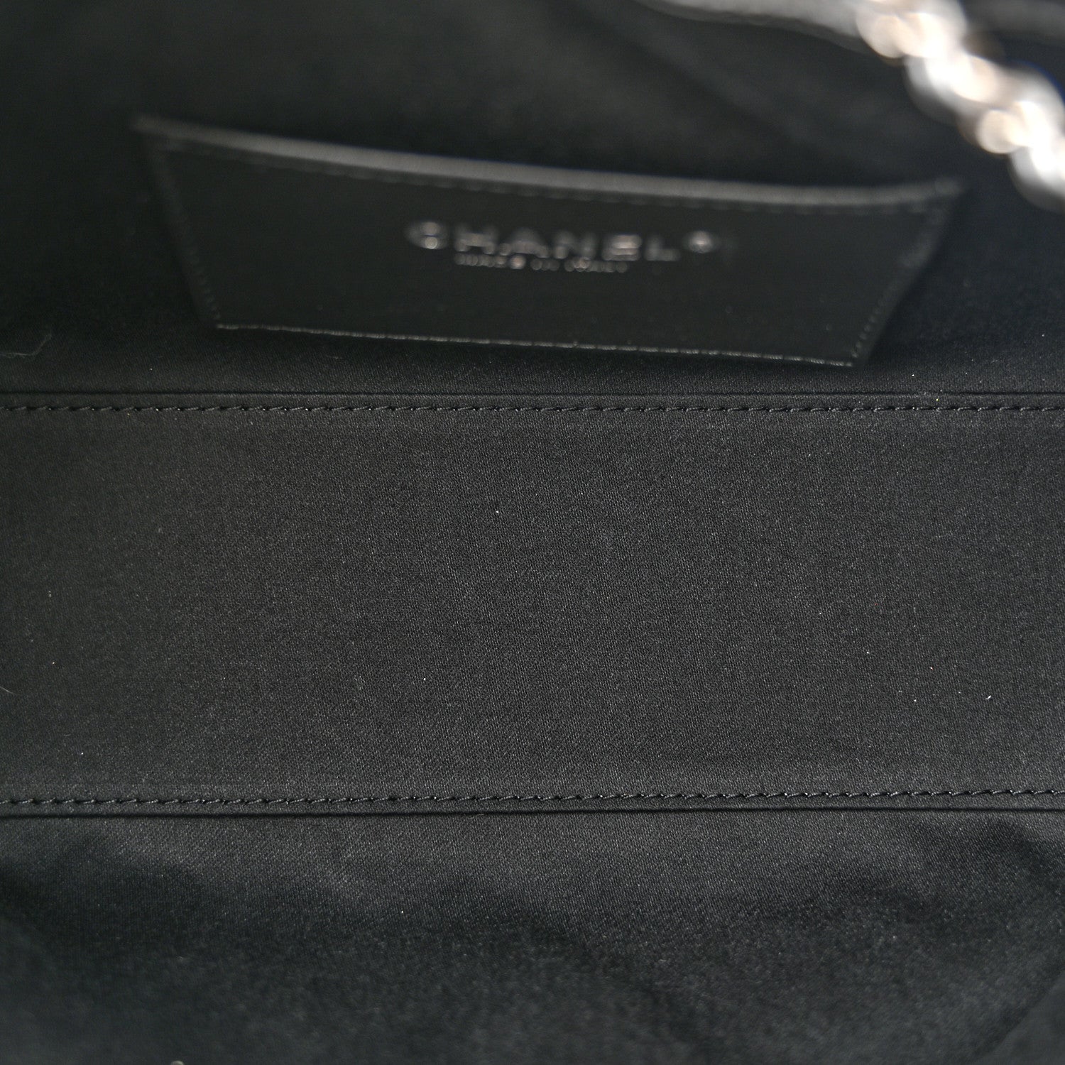 Chanel Metallic Caviar Quilted Mini Chanel 25 Handbag Silver 5 of 10