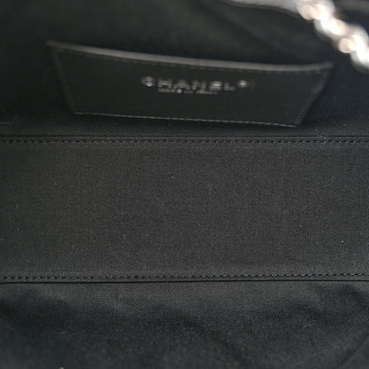 Chanel Metallic Caviar Quilted Mini Chanel 25 Handbag Silver 5 of 10