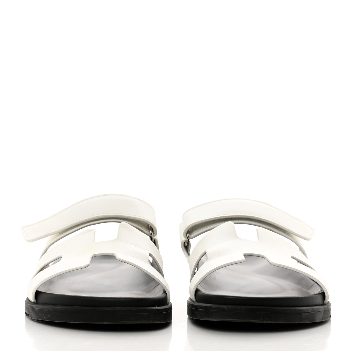 Calfskin Womens Chypre Sandals 41 White