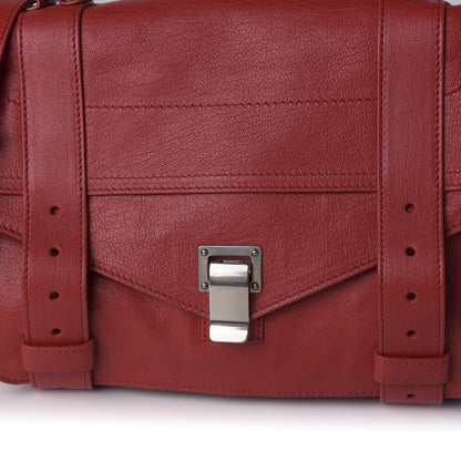 Proenza Schouler Lambskin Medium PS1 Satchel True Red 9 of 9