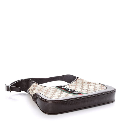 Gucci Monogram Web Small Jackie O Hobo Dark Brown 4 of 7